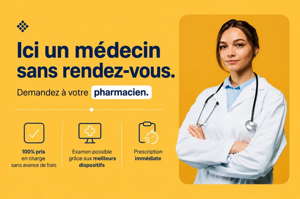 Téléconsultation à la pharmacie du Montmarin Téléconsultation à la pharmacie du Montmarin
